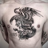 chest tattoo by big al
